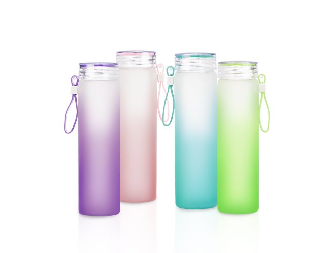 Garrafa de Vidro 450ml Personalizada
