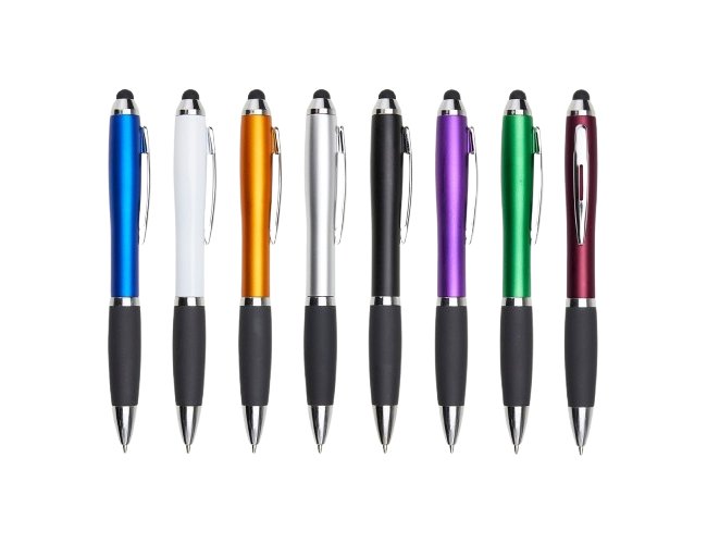 Caneta Pl�stica Touch Personalizada