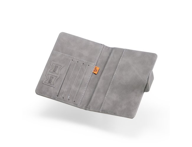 Porta-passaporte em Couro Sint�tico Personalizado