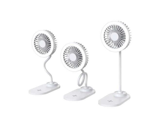 Ventilador com Carregador e Luminria Personalizado